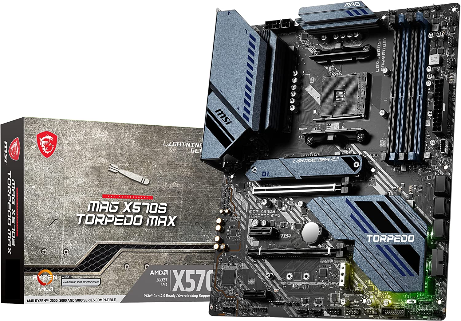 MSI Motherboard MAG X570S TORPEDO MAX MSI Motherboard MAG X570S TORPEDO MAX